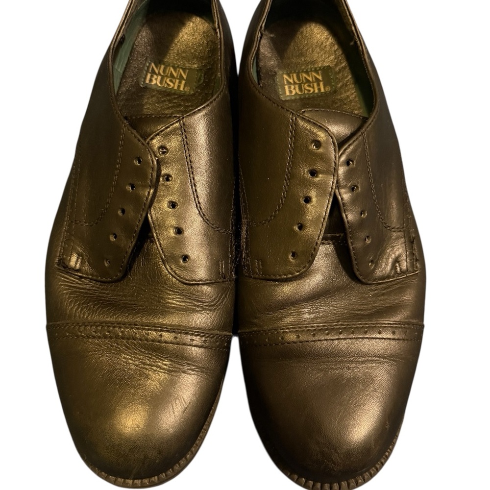 Nunn Bush Men's Brown Leather Shoes